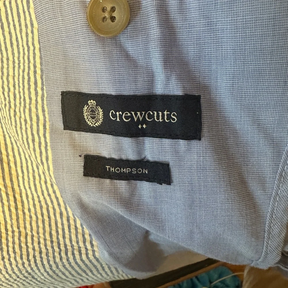 Crewcuts Seersucker Kids Blazer Preppy Resort Formal Old Money Sz 8 - Picture 8 of 10
